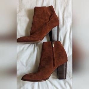 Sam Edelman Brown Cinnamon Suede Booties